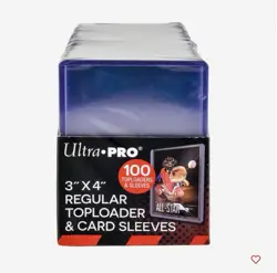 Ultra PRO 3x4 Regular Toploaders & Soft Card Sleeves Combo – 100 Count Each - Image 2