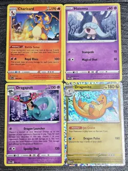 McDonalds 2025 Pokemon Dragon Discovery Trading Cards Bundle (4/15) NM - Image 1