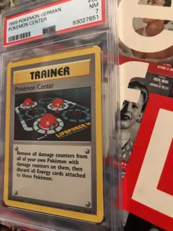 PSA Pokemon GERMAN, 1999, POKEMON CENTER #85 SUPER SHARP CARD - Image 4