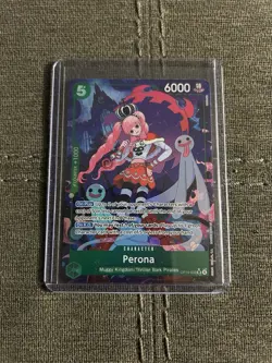 One Piece Card Game Perona Special Rare Holo Character Card OP14-033 - Image 1