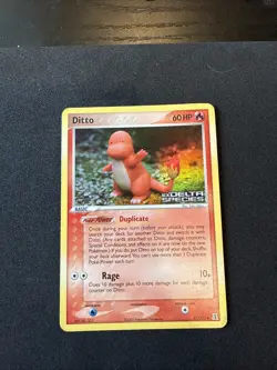 Ditto - (Charmander) 061/113 Delta Species Reverse Holo Pokemon TCG Card Stamped - Image 1