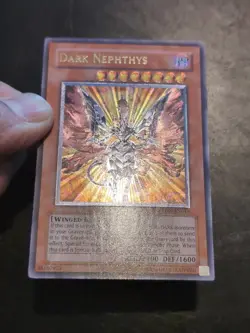 Yu-Gi-Oh! ULTIMATE RARE CARD DARK NEPHTHYS PTDN-EN018 NM/VLP - Image 3