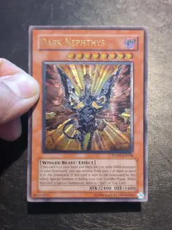 Yu-Gi-Oh! ULTIMATE RARE CARD DARK NEPHTHYS PTDN-EN018 NM/VLP - Image 4