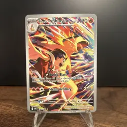 Pokemon TCG Ethan's Typhlosion Destined Rivals Illustration Rare Card 190/182 - Image 1