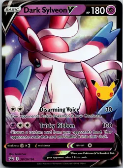 Dark Sylveon V SWSH134 - SWSH: Sword & Shield Promo Cards Promo Holofoil NM - Image 1