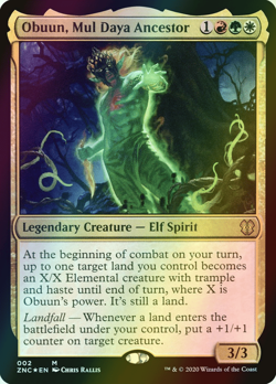 MTG Obuun, Mul Daya Ancestor Foil ** Zendikar Rising Commander ** English (NM) - Image 1