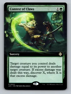 Contest of Claws (Extended Art) R Commander: The Lost Caverns of Ixalan 24 NM - Image 1