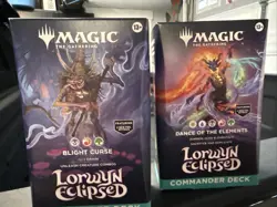 MTG Lorwyn Eclipsed Commander Decks Set of 2 (One of Each Deck) - New and Sealed - Image 1