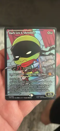 Dark Leo & Shredder (Showcase Foil) - 0289 - TMT Teenage Mutant Ninja Turtles NM - Image 1
