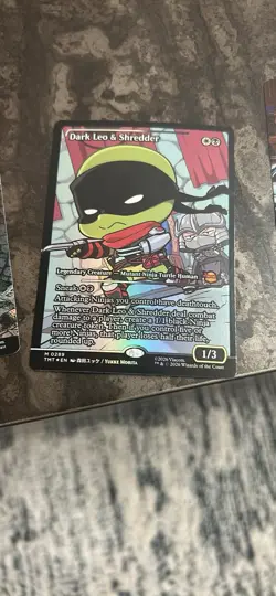 Dark Leo & Shredder (Showcase Foil) - 0289 - TMT Teenage Mutant Ninja Turtles NM - Image 3