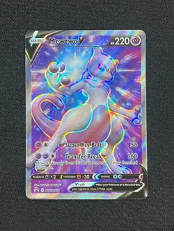 Mewtwo V SWSH229 Holo Promo SWSH Black Star 2019 Pokemon NM - Image 1