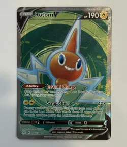 Rotom V (Full Art) 176/196 SWSH11: Lost Origin ULTAR RARE HOLO 2022 Pokemon🔥 - Image 1
