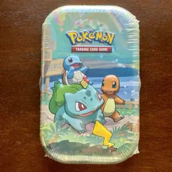 CELEBRATIONS Mini Tin Kanto Starters Pokemon TCG Factory Sealed Brand New - Image 1