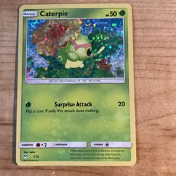 Pokemon TCG Caterpie 1/12 McDonalds Collection 2019 Holo LP/MP - Image 1