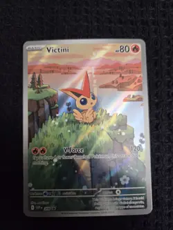 Pokemon Victini Sv: Scarlet & Violet Promo Holo Basic 80 HP 208 2025 - Image 1
