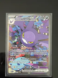 Pokemon Team Rocket's Crobat ex 234/182 Sv10 Destined Rivals Holo 310 HP EX - Image 1