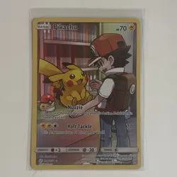 Pokemon Pikachu 241/236 Sm-Cosmic Eclipse Secret Rare Holo 70HP Volt Tackle - Image 1