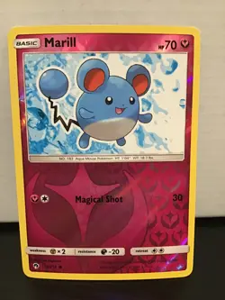 Marill 135/214 Pokemon Lost Thunder Reverse Holo Common - Image 1