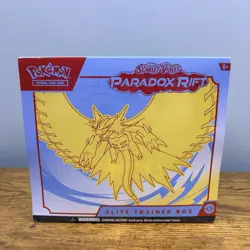 Pokemon Paradox Rift Roaring Moon Elite Trainer Box ETB Sealed Scarlet Violet - Image 1
