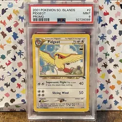 Pidgeot 2/18 2001 Southern Islands PSA 9 Pokemon Vintage WotC New Cert - Image 1