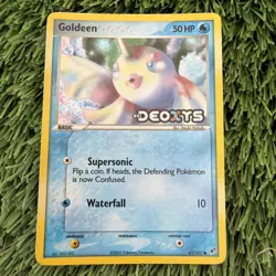 Goldeen Reverse Holo Stamped 61/107 Common - Pokemon EX Deoxys - MP - Image 1