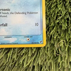 Goldeen Reverse Holo Stamped 61/107 Common - Pokemon EX Deoxys - MP - Image 2