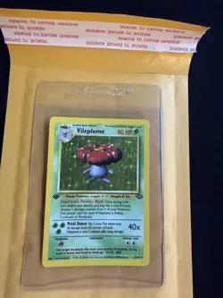 Vileplume - 15/64 - Pokemon Jungle 1st Edition Holo Rare WOTC LP (see photo) - Image 1