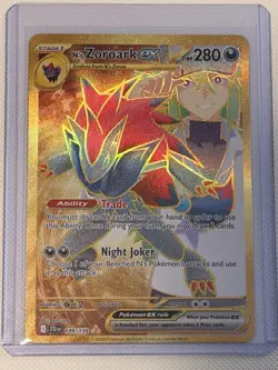 N's Zoroark ex - 189/159 - Hyper Rare NM-Mint Pokemon SV09 - Journey Together - Image 1