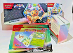 Pokemon Prismatic Evolutions Lot (3) Sealed: Surprise + 2 Booster Bundle + Tech - Image 4