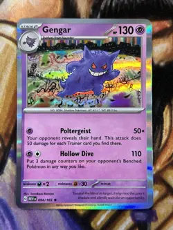 Gengar 094/165 Scarlet & Violet Pokemon 151 English Holo - NM 🔥 - Image 1