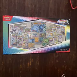 Pokemon Prismatic Evolutions Lucario EX & Tyranitar EX PRM Collection Fast Ship! - Image 2