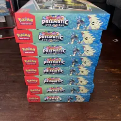 Pokemon Prismatic Evolutions Lucario EX & Tyranitar EX PRM Collection Fast Ship! - Image 3