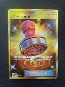 Reset Stamp 253/236 Secret Rare SM - Unified Minds Pokemon TCG - Image 1
