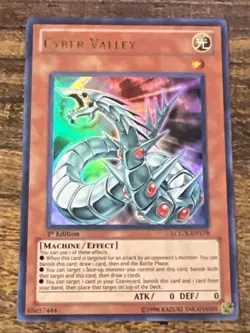 Cyber Valley LCGX-EN179 Yu-Gi-Oh Legendary Collection 2-1st Edition 1st Edition - Image 1