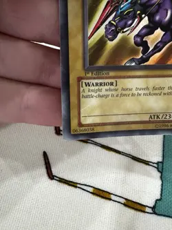 Yu-Gi-Oh! TCG Gaia the Fierce Knight LOB-E004 1st edition. - Image 2