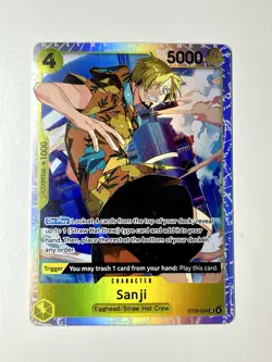 One Piece Sanji ST29-004 SR Card Egghead Starter Deck English - Image 1