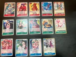One Piece CCG - EB03 Heroines Edition - Full Common Playset (4 each) / Japanese - Image 1