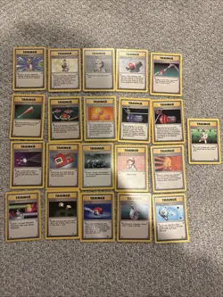 Pokemon Base Set Unlimited Trainer Lot Vintage - Image 1