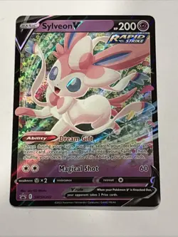 Sylveon V SWSH202 Holo Black Star Promo Pokemon 2022 Sword & Shield - NM - Image 1