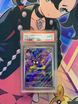 Pokemon Gastly Temporal Forces Illustration Rare #177 PSA 10 Gem Mint - Image 2
