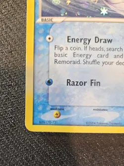 Pokemon Remoraid 73/109 Ex Team Rocket Returns Holo Stamped - Image 3