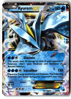 Kyurem EX ⭐ 25/98 Holo Rare EX Ancient Origins 2015 Pokemon NM/LP - Image 1