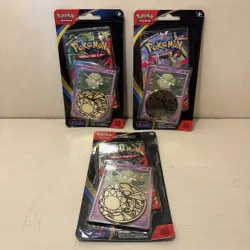 Pokemon Phantasmal Flames Single Pack Booster Blister Set (lot of 3) - Image 1