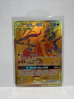 Reshiram & Charizard GX SM247 Black Star Promo Pokemon TCG Holo NM+ - Image 1