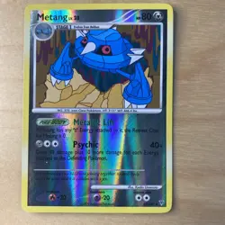 Pokemon Metang 69/147 Reverse Holo Supreme Victors LP - Image 1