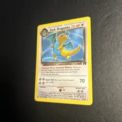 Dark Dragonite 22/82 Team Rocket Pokemon Card Regular Rare Lightly Played LP - Image 3