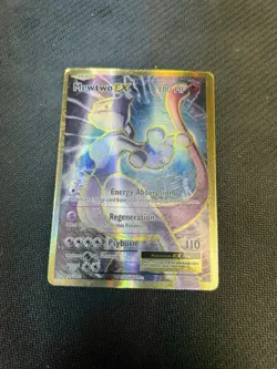 Mewtwo EX - 103/108 - Pokemon Evolutions XY Full Art Ultra Rare Card MP - Image 1