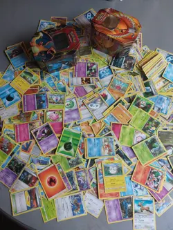 Job Lot Pokemon Cards Plus 2 Tins - Image 1