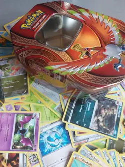Job Lot Pokemon Cards Plus 2 Tins - Image 5