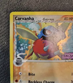 Pokemon Carvanha 61/110 EX Holon Phantoms Holo Stamped - Image 4